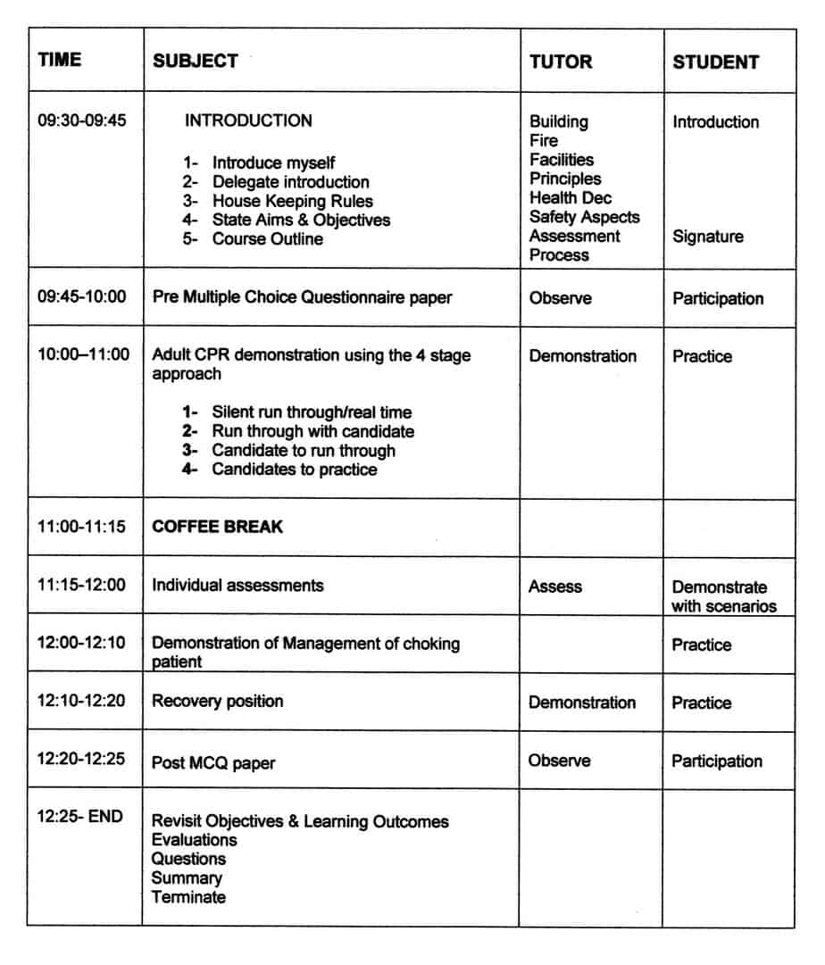 6 Lesson Plan Templates Excel PDF Formats