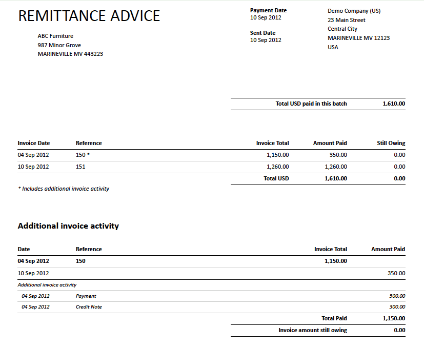 12 Remittance Templates Excel PDF Formats