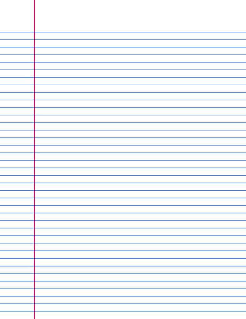 17  Lined Paper Templates Excel PDF Formats
