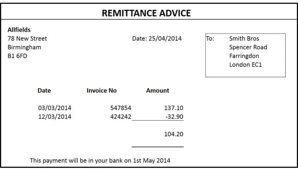 12 Remittance Templates Excel PDF Formats